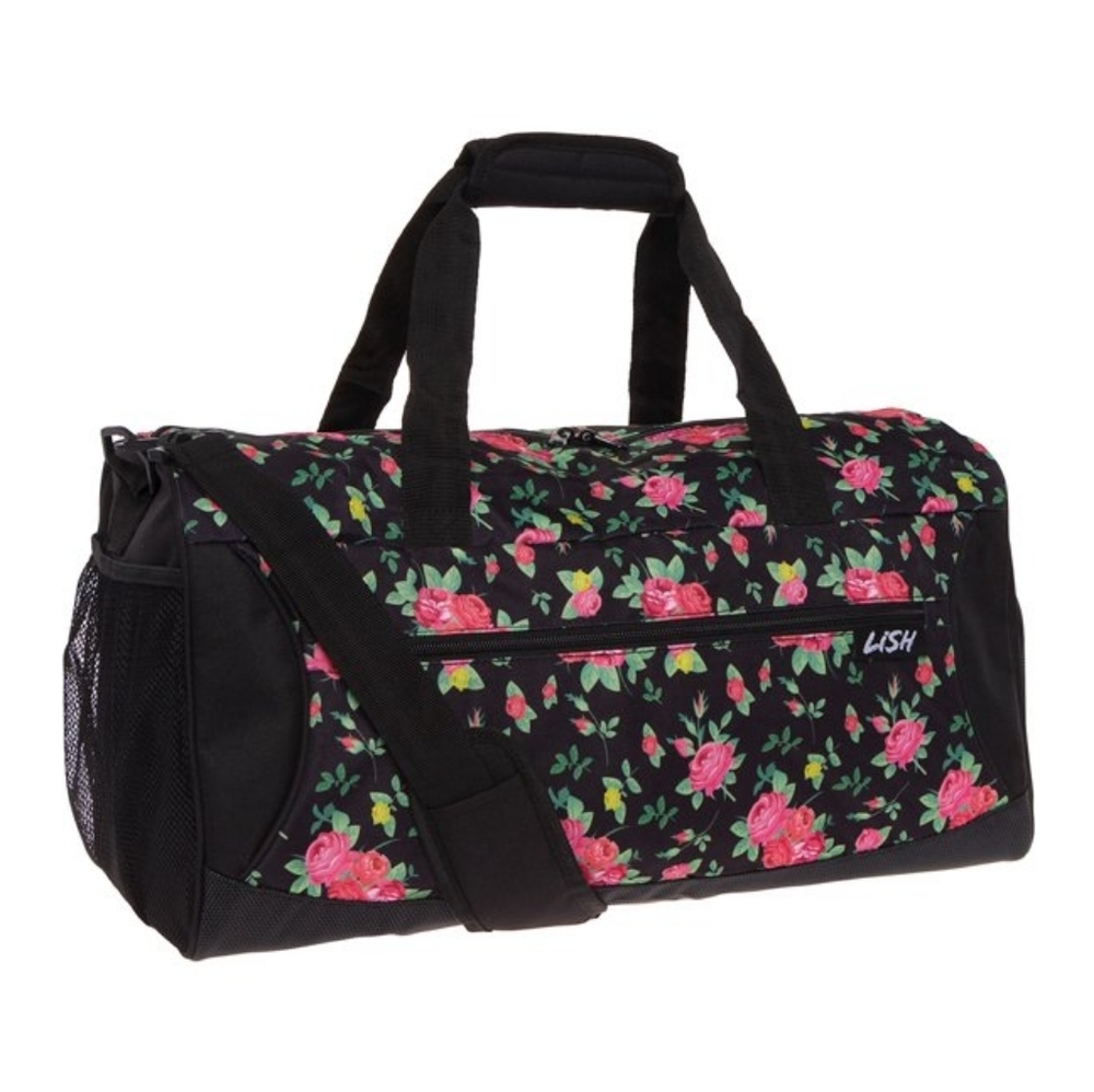 Lish Women's Floral Gym Duffel Bag